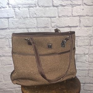 Lina Brown Threaded Bag